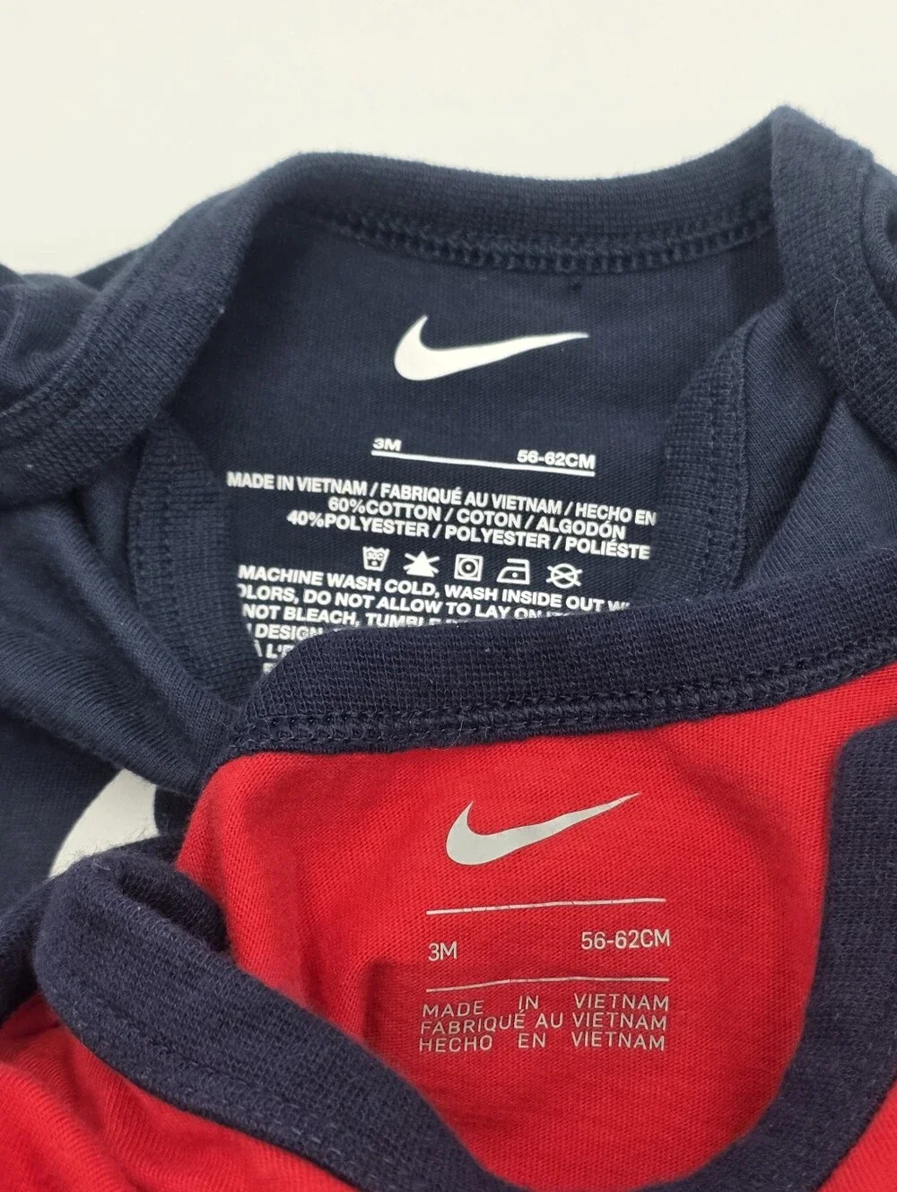 Nike baby boy bodysuit bundle size 3 months